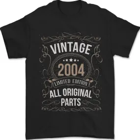 20th Birthday Limited Edition 2004 Mens T-Shirt 100% Cotton
