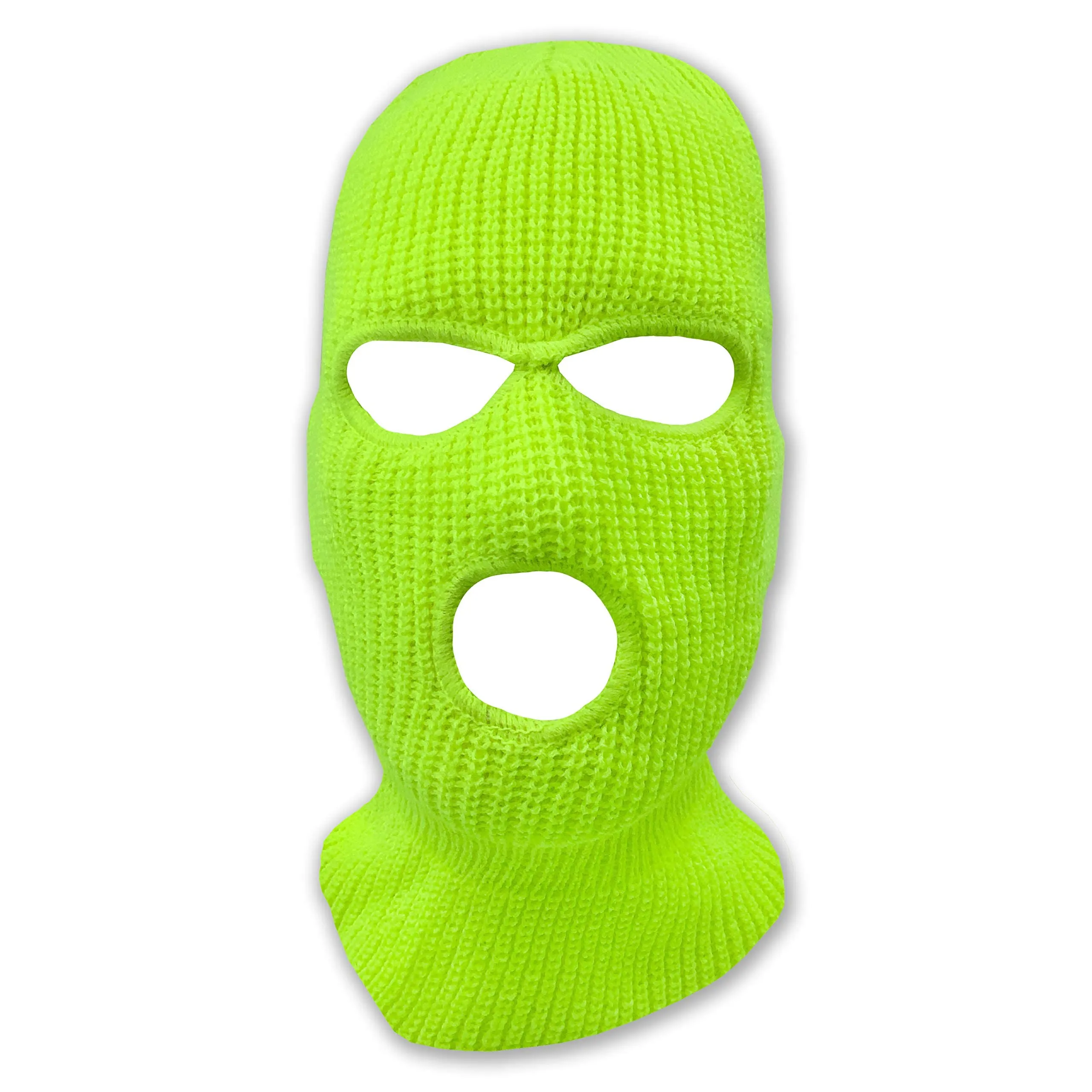 3 Hole Knitted Full Face Ski Mask Winter Balaclava Face Cover for Outdoor Sports