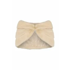 ARCHIVE - 1950s Emba Jasmine Natural White Mink Shawl