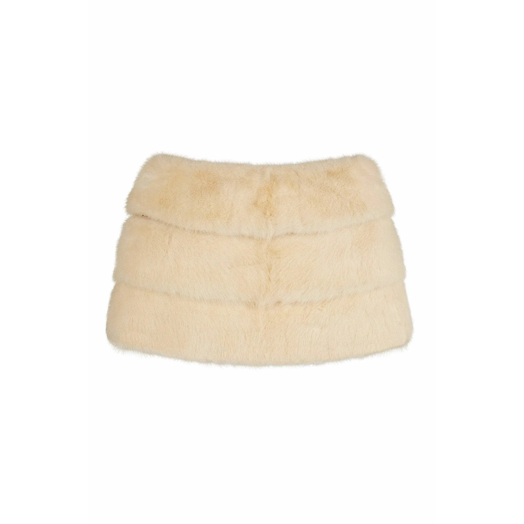 ARCHIVE - 1950s Emba Jasmine Natural White Mink Shawl
