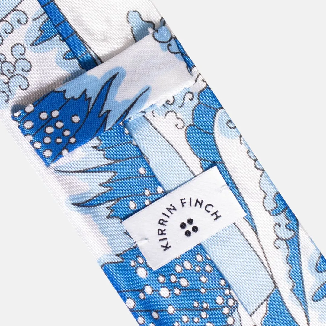 Blue Waves Tie