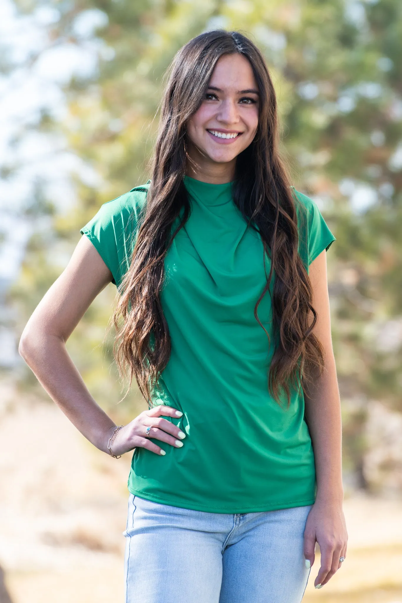 Brigitte Brianna Cascade Top