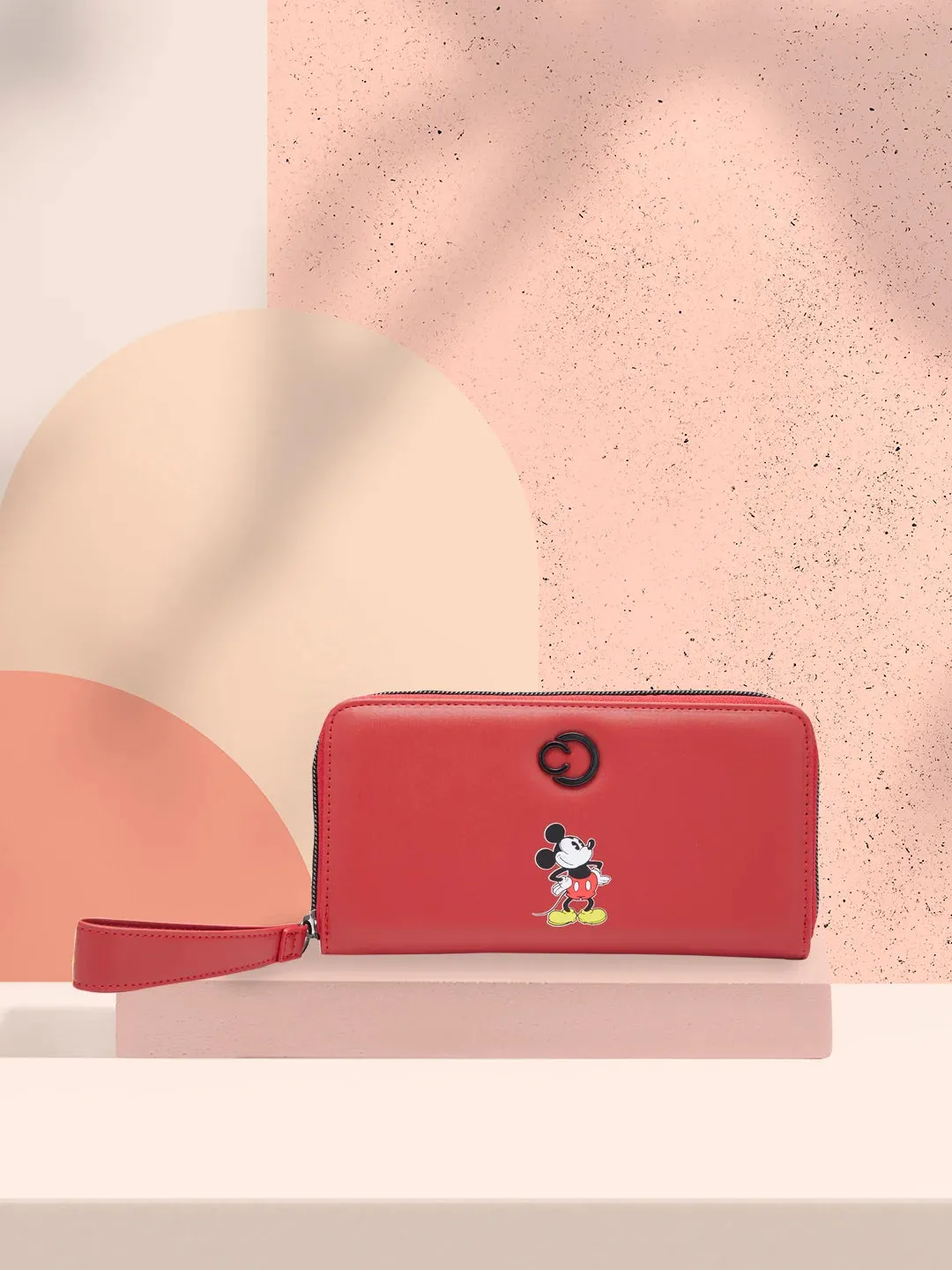 Caprese Disney Inspired Printed Mickey Mouse Collection Large Wallet Red