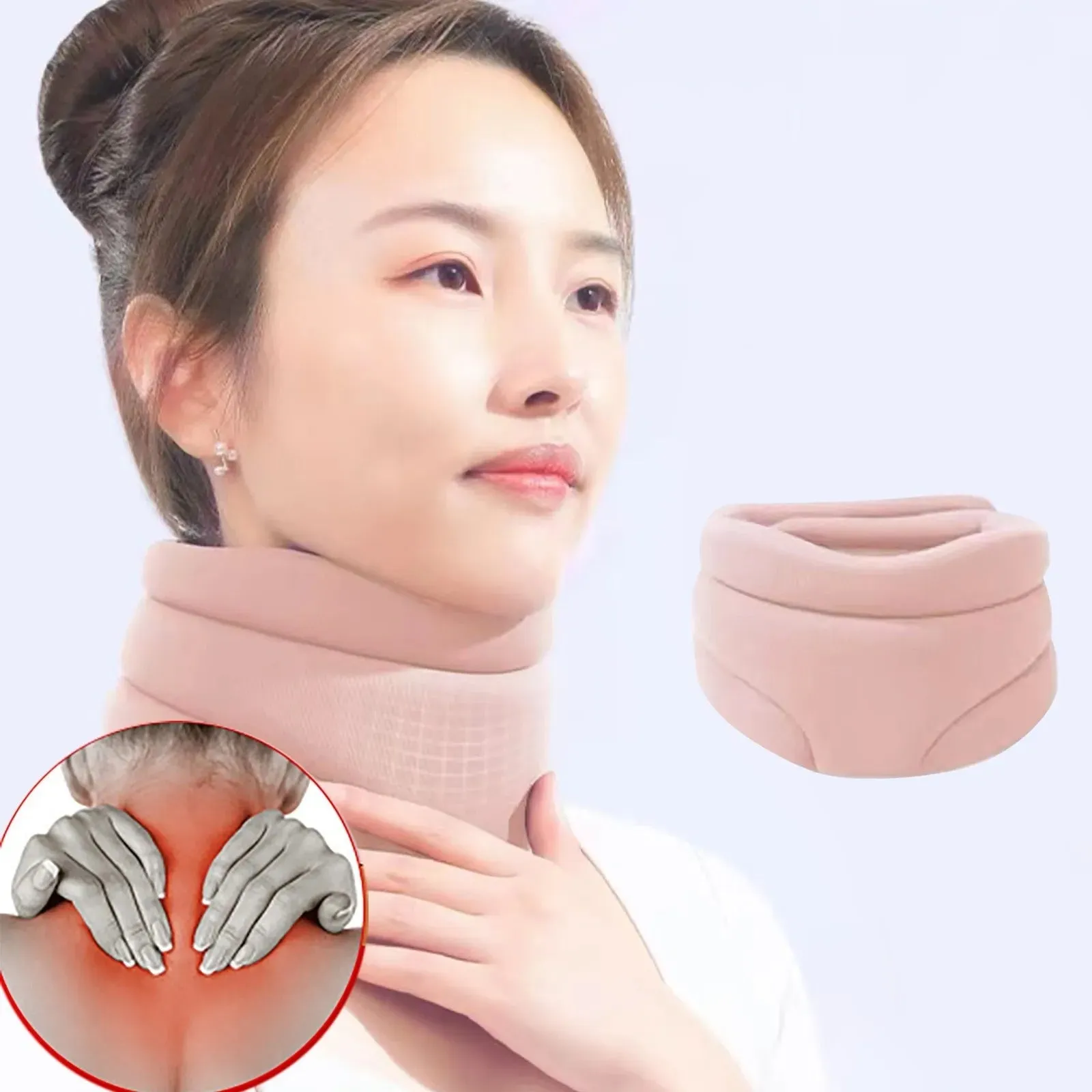 Cervi Correct Neck Brace - Adjustable Cervical Collar for Sleeping, Anti snoring and Neck Pain Support