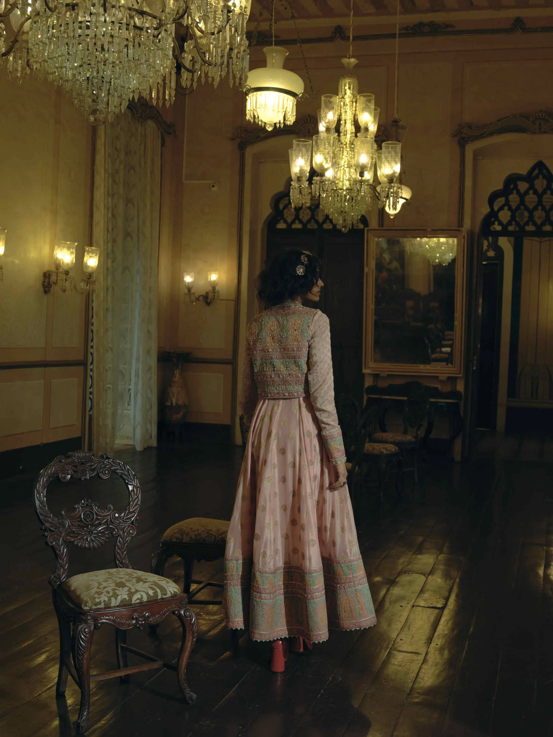 Classic Kalidar Anarkali Set