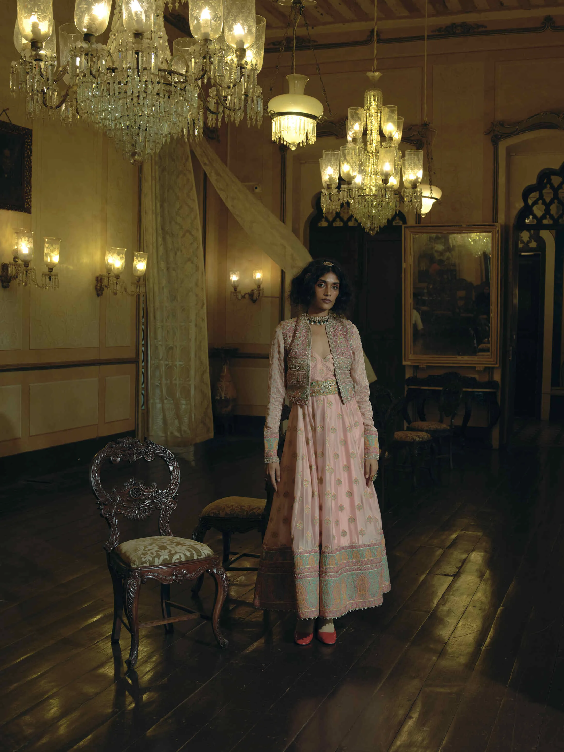 Classic Kalidar Anarkali Set