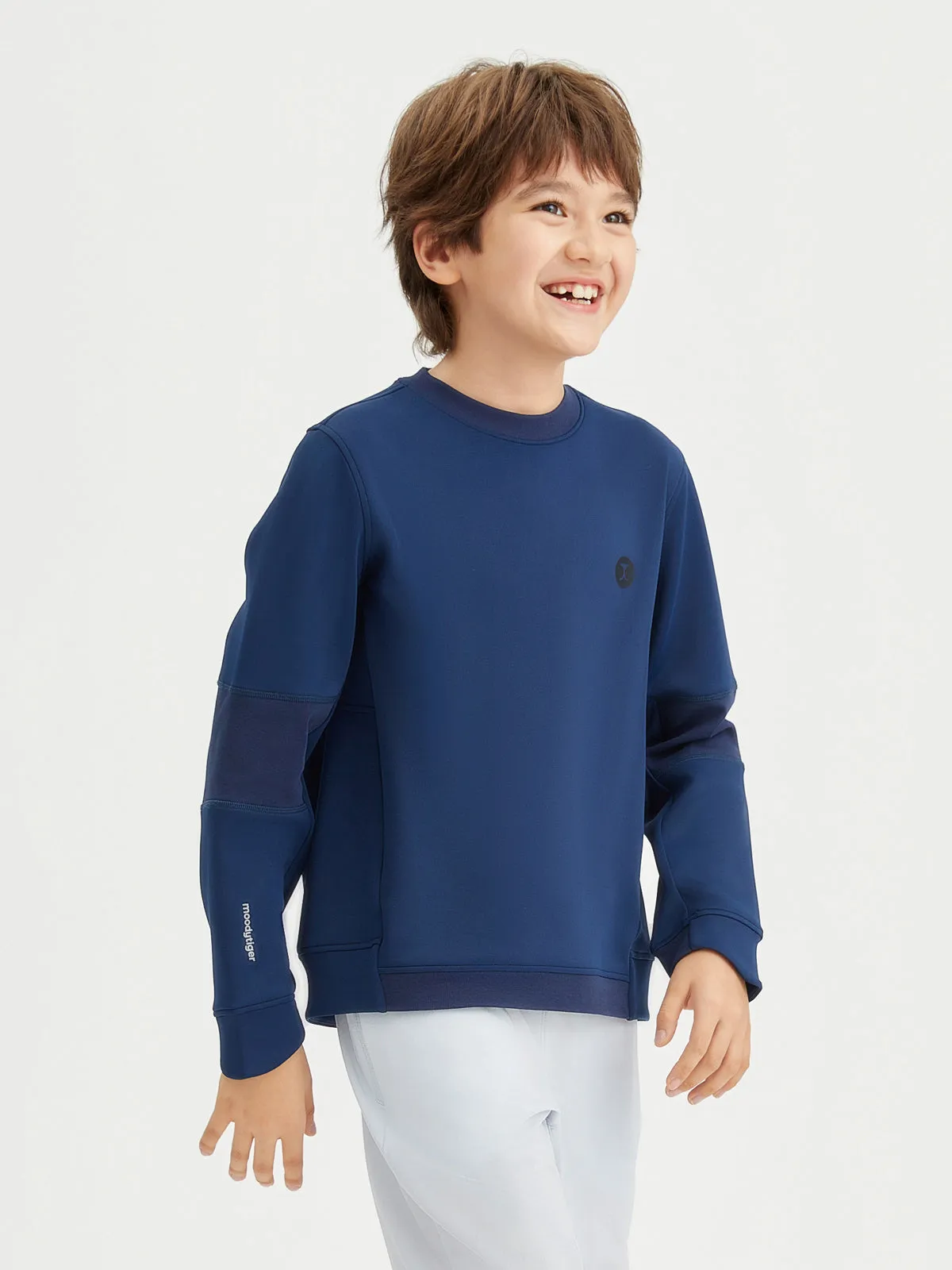 Crew Neck Fusion Sweater