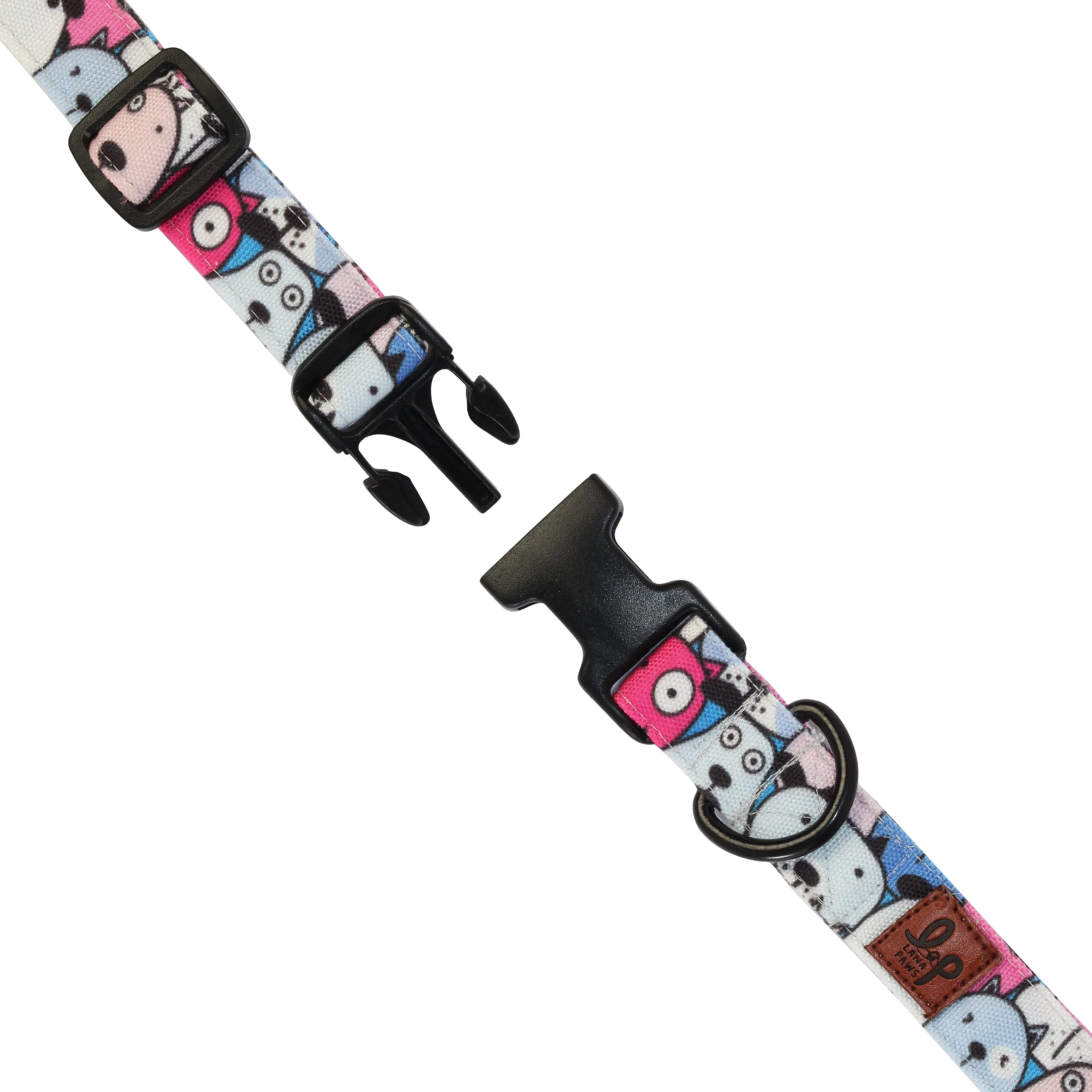 Dog Collar Belt (Blue) - Googly Eyes
