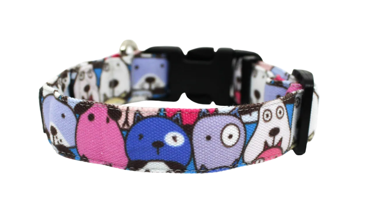 Dog Collar Belt (Blue) - Googly Eyes