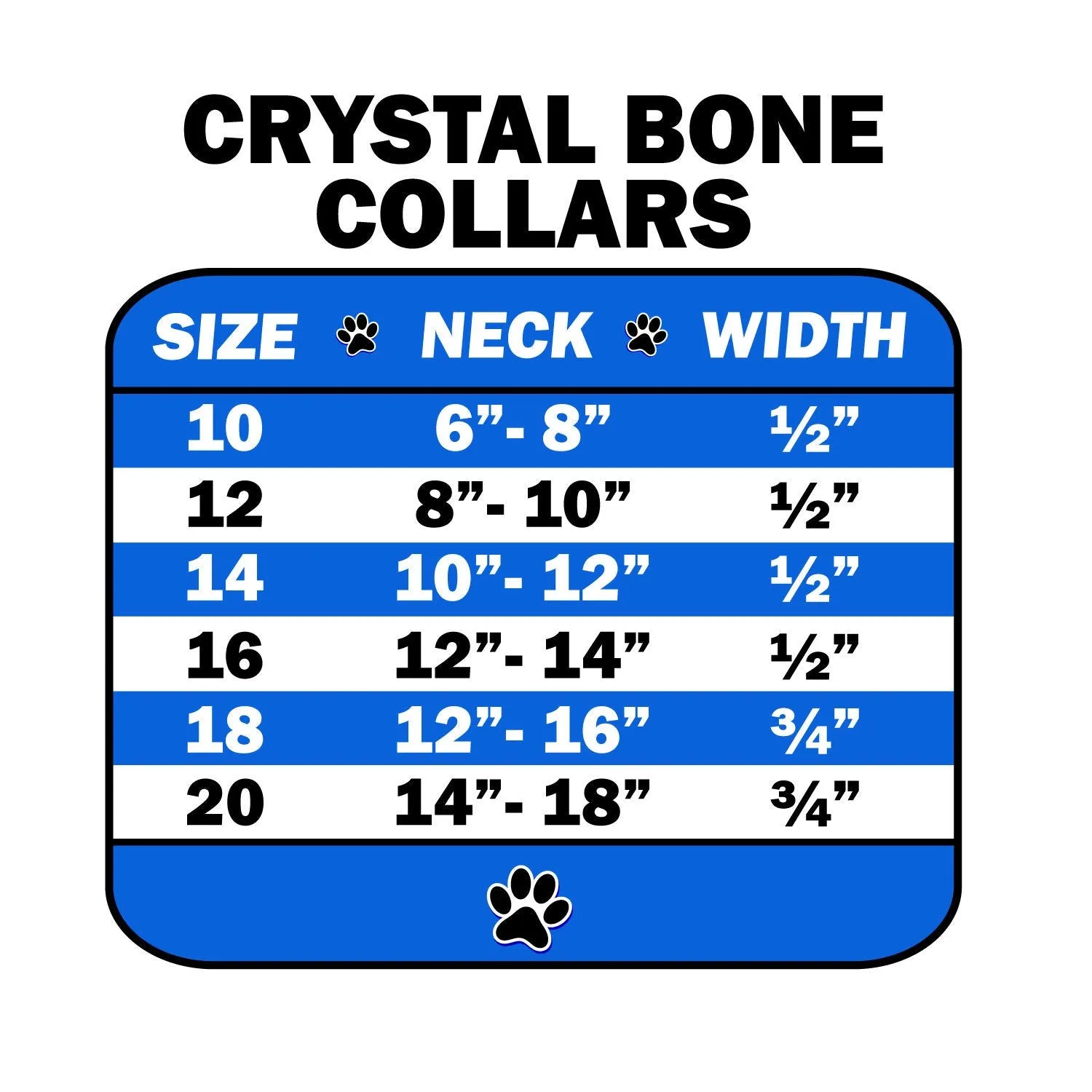 Dog, Puppy & Pet Designer Croc Collar, "Crystal Bone"