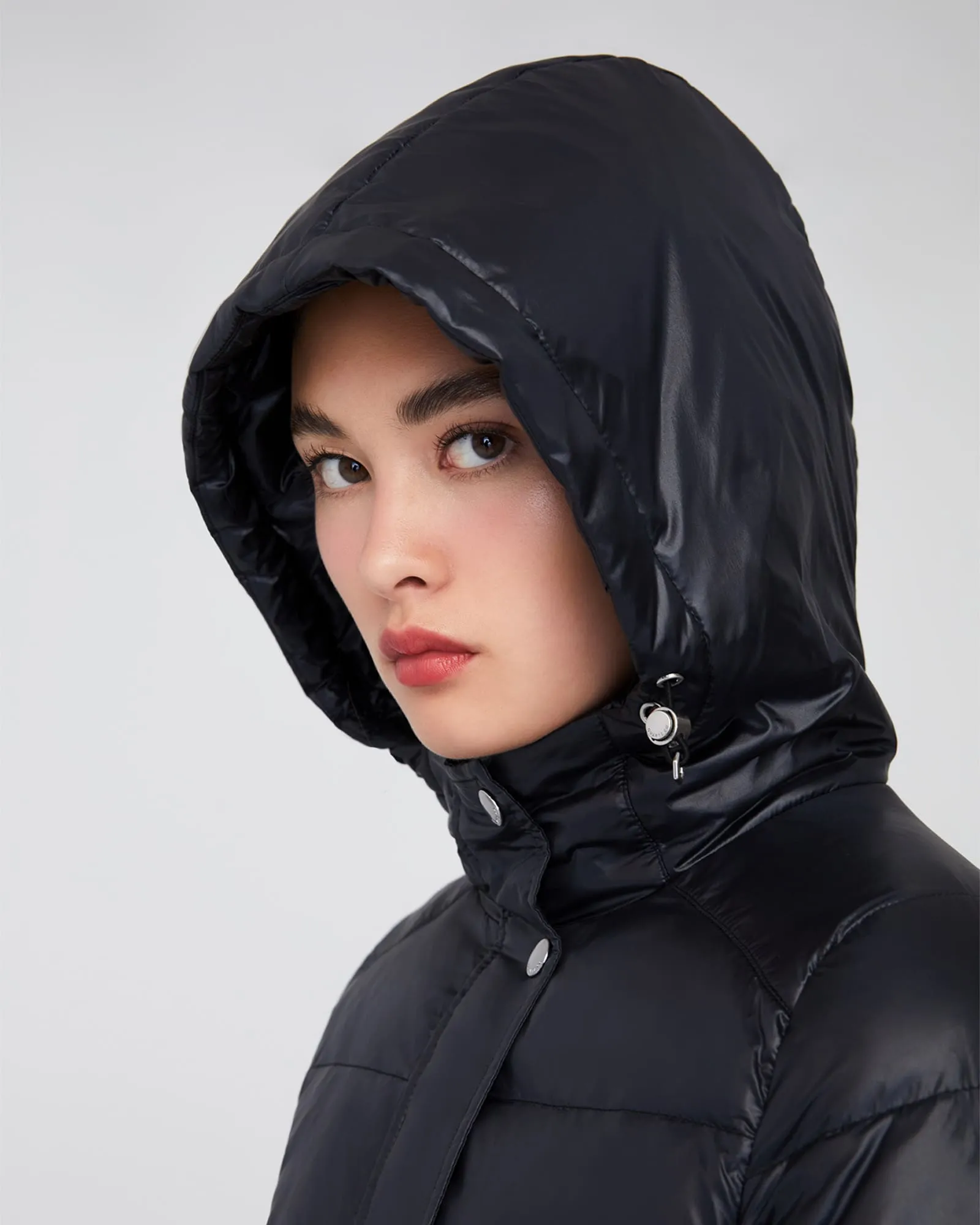DOROTHY LONG HOODED | Lightweight Down Jacket