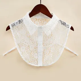 Fake Collar Women's Hollow Lace