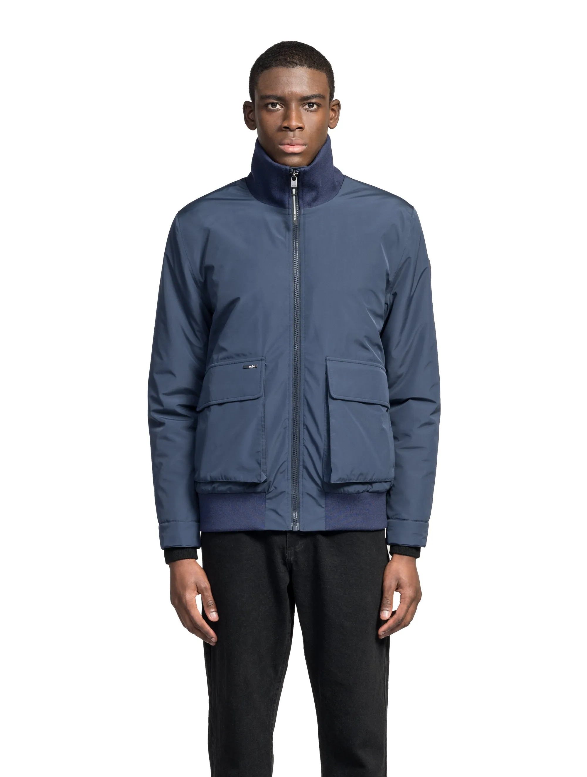 Flint Men's Tailored Rib Collar Jacket