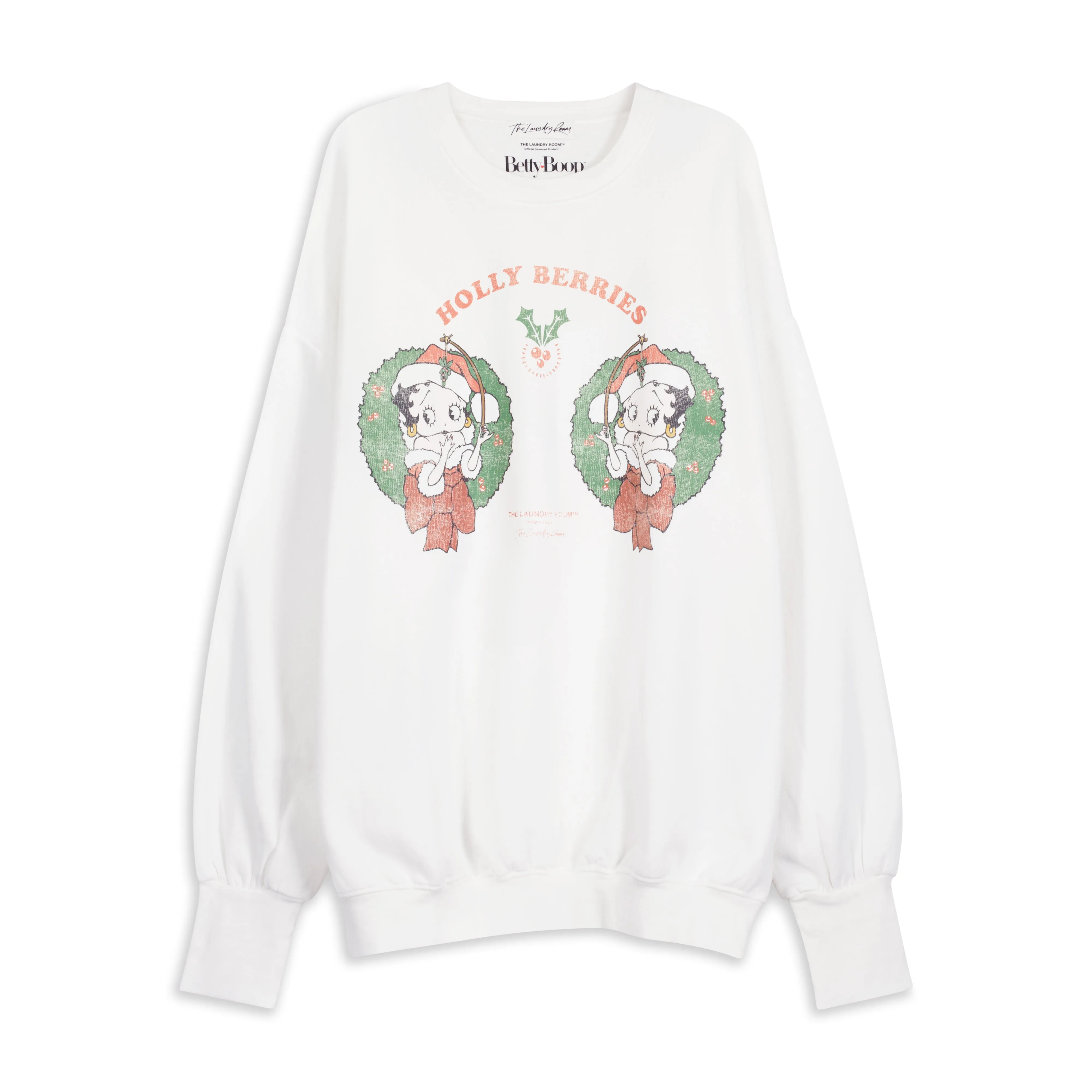 Holly Berries - Jump Jumper - White