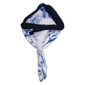 Indigo Jungle With Navy Blue Signature Border