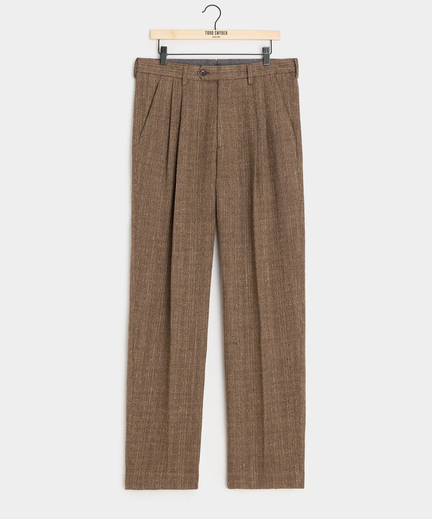 Italian Linen Silk Donegal Wythe Trouser
