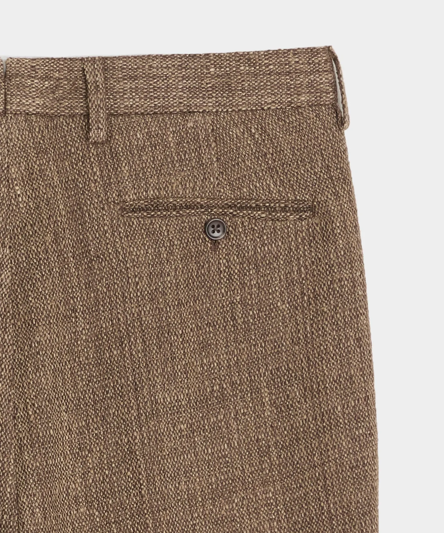 Italian Linen Silk Donegal Wythe Trouser