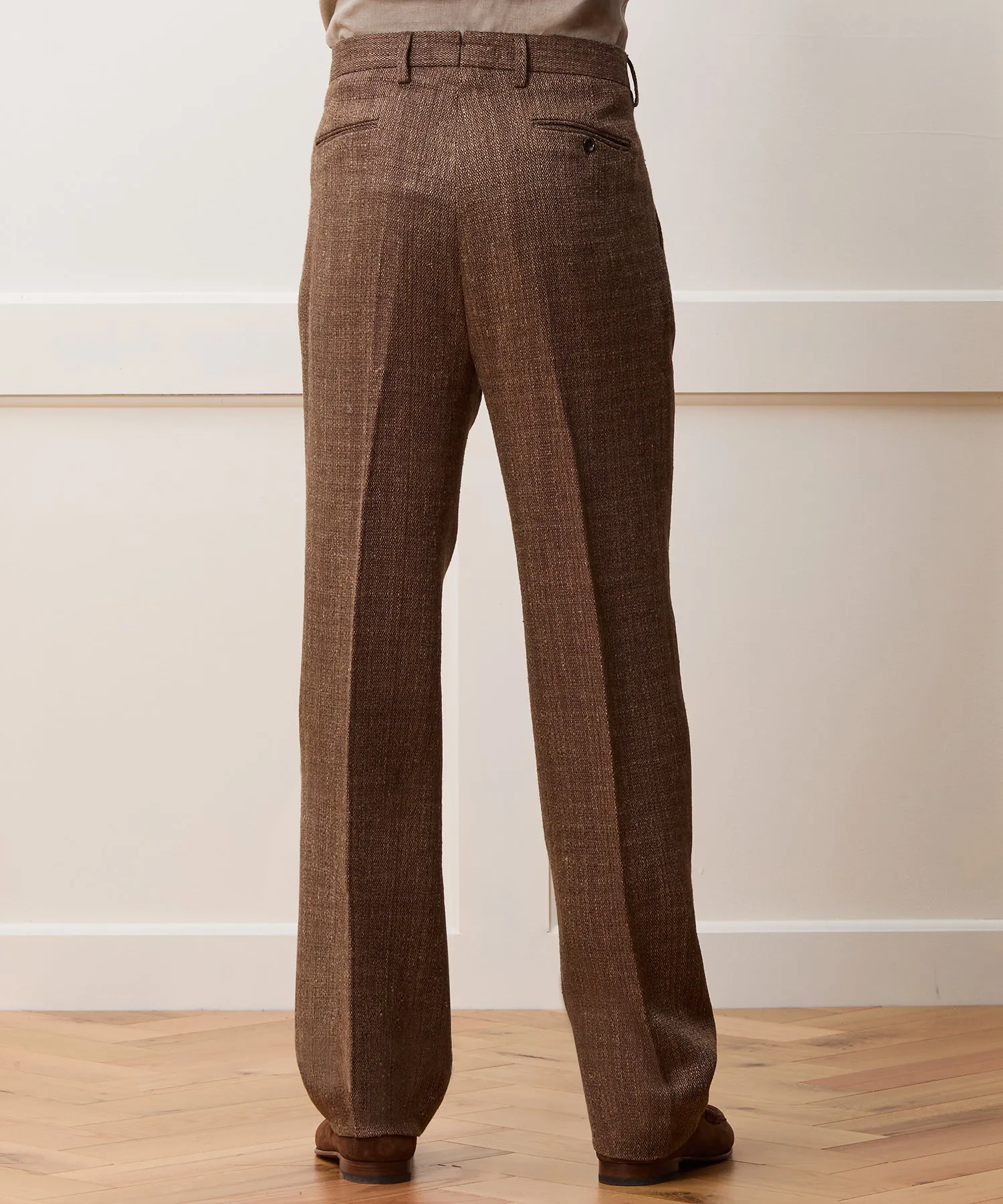 Italian Linen Silk Donegal Wythe Trouser