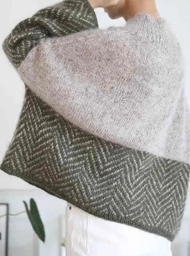 Jeol sweater by Aegyo Knit, No 16   Silk Mohair yarn kit (excl pattern)
