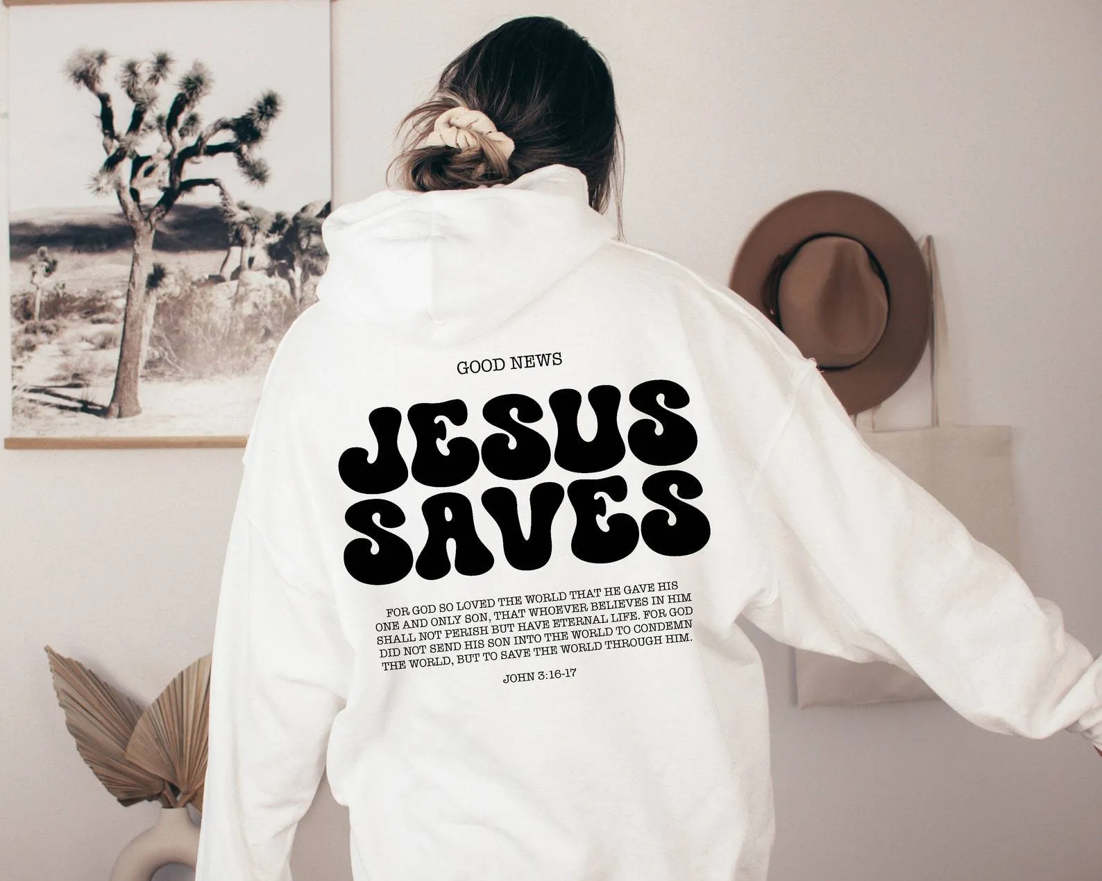 Jesus Saves Hoodie Bible Verses Appear Church Sweater