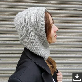 Kapuze NOMAD Hood Strickanleitung - Paula strickt (PDF)