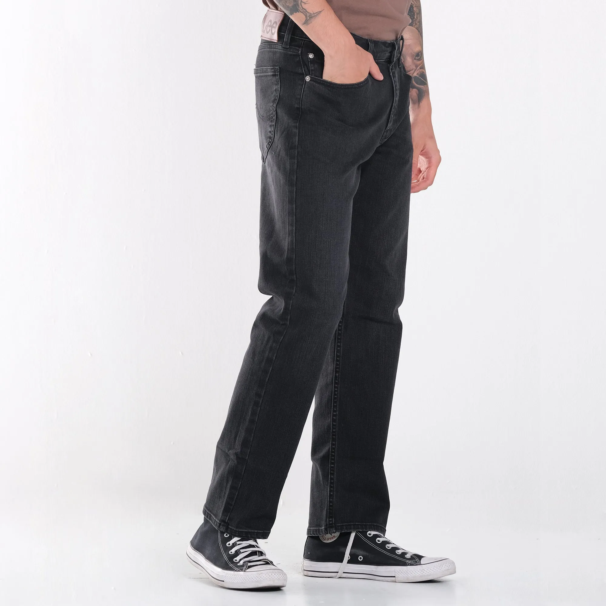 LEE MENS WEST DENIM PANTS IN ROCK WASH