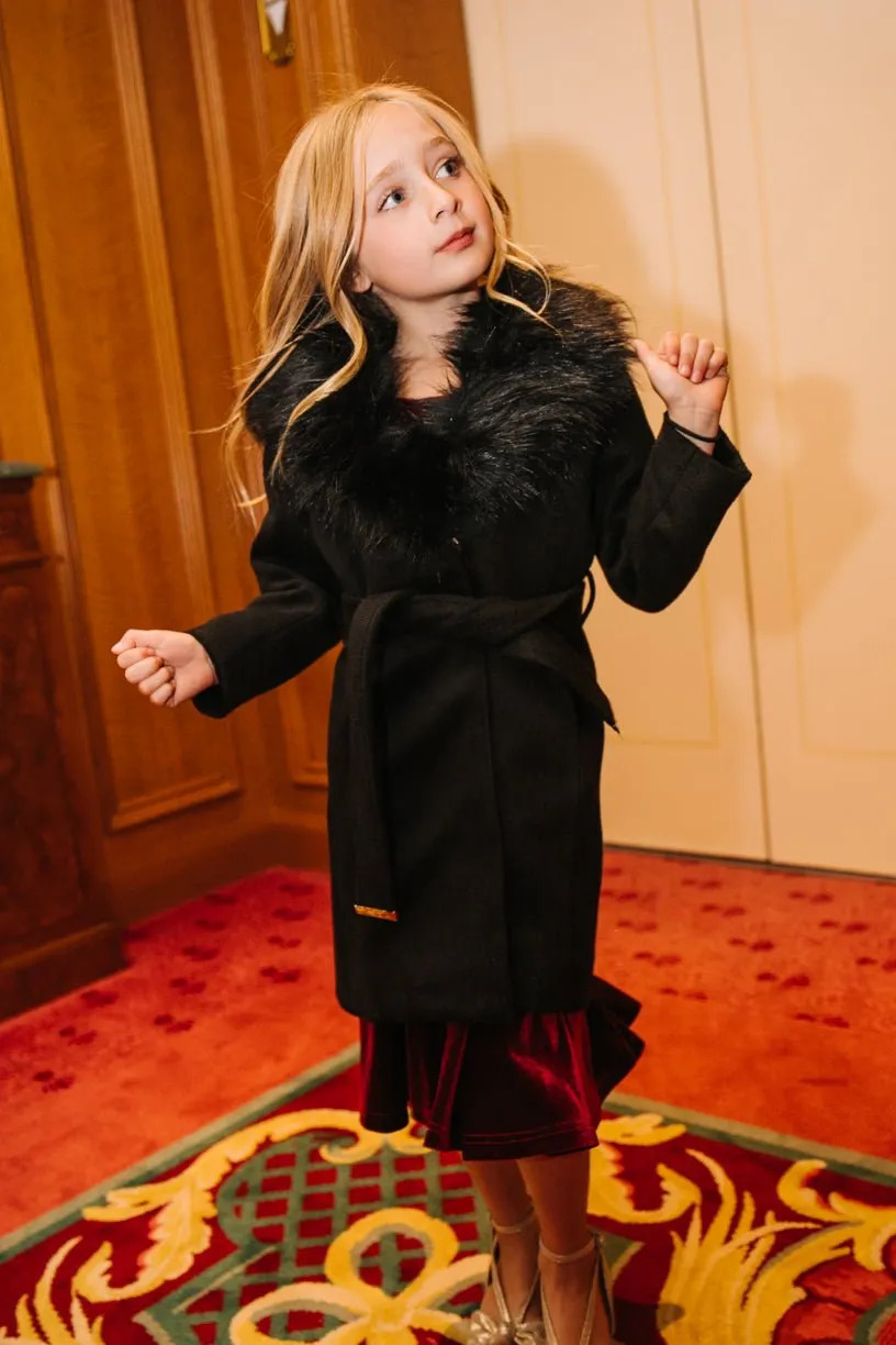 Mini Sloane Coat in Black - FINAL SALE