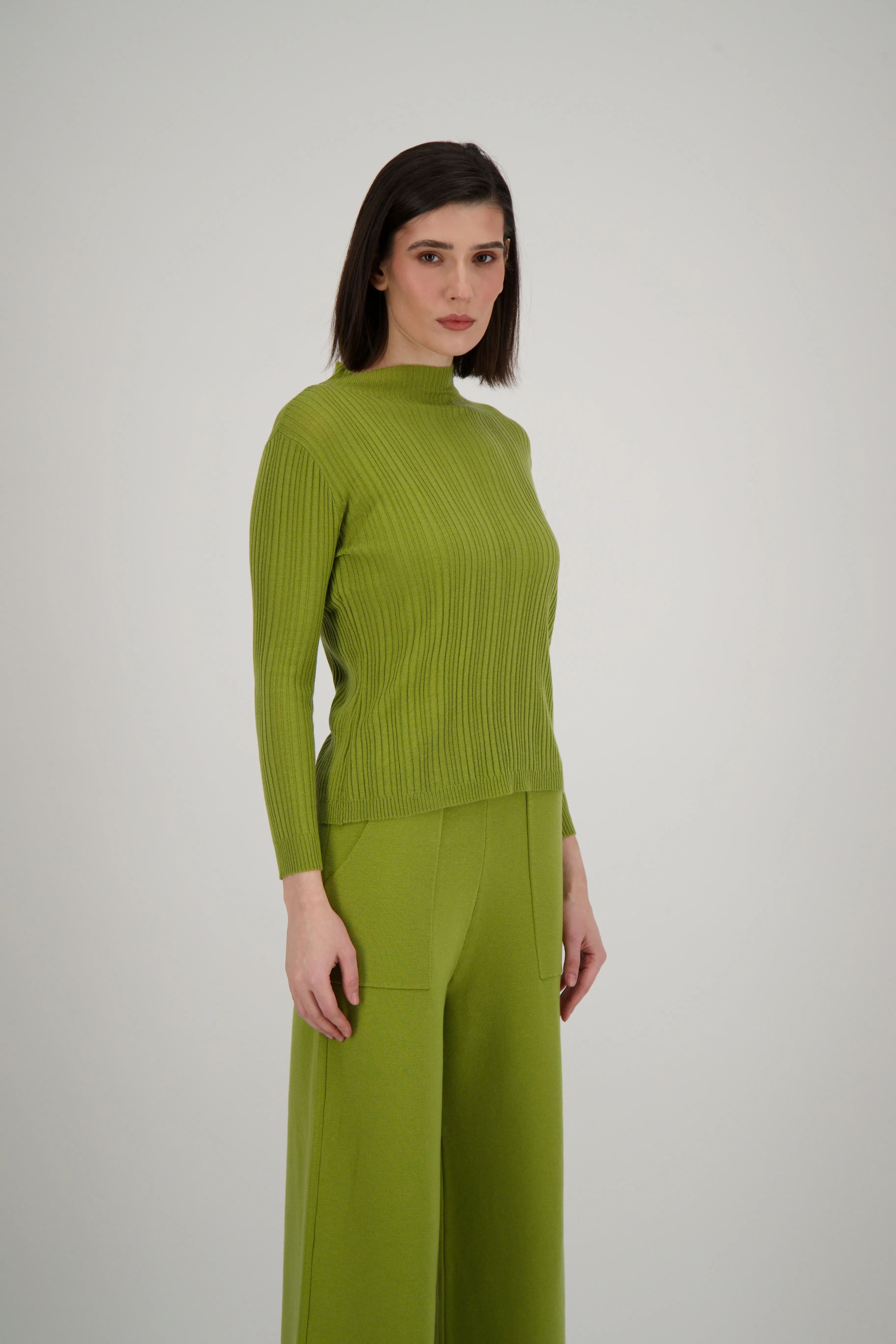 Mock Rib Sweater