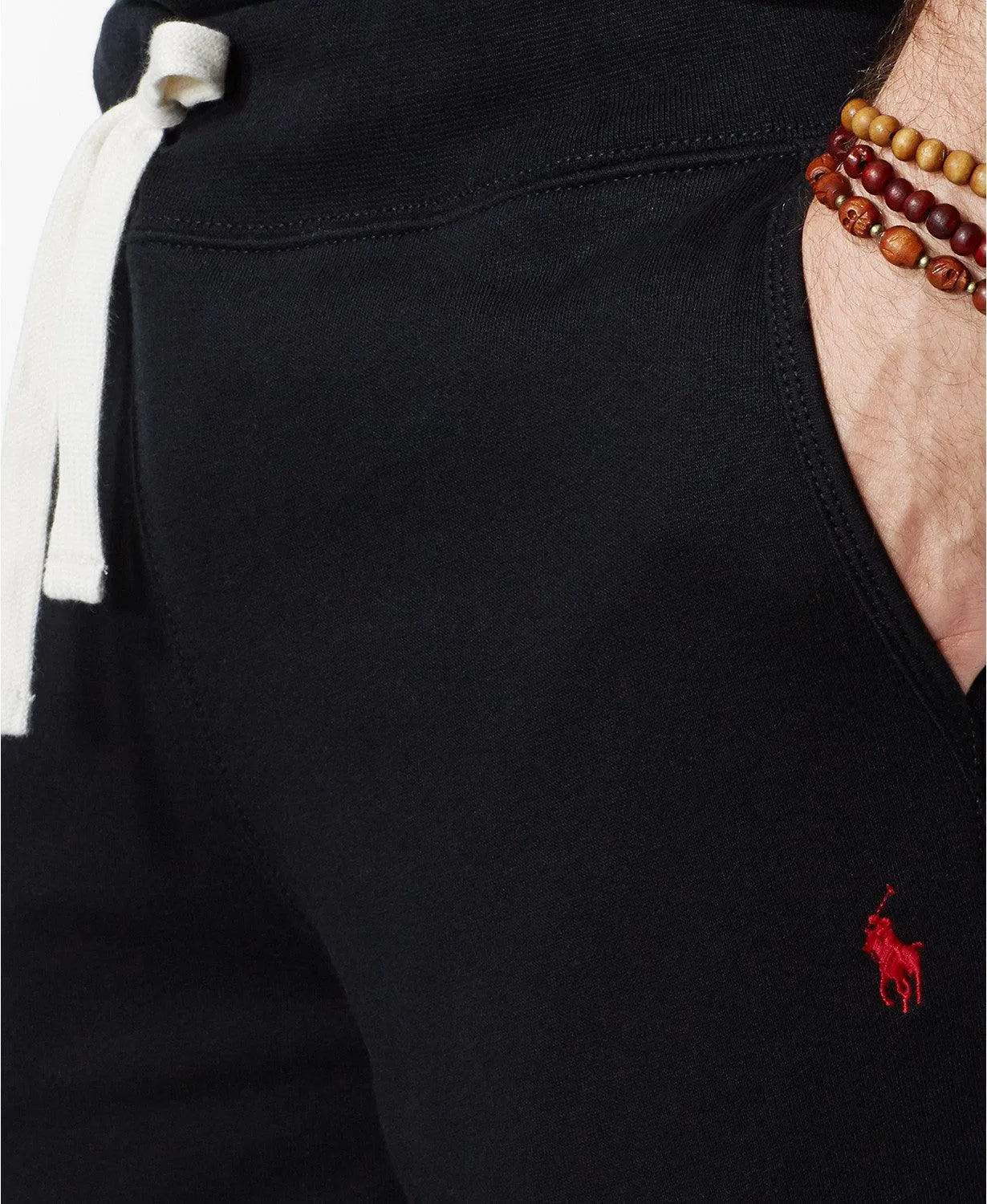 Polo Ralph Lauren Mens Classic fit Casual Pants Large  Black Solid