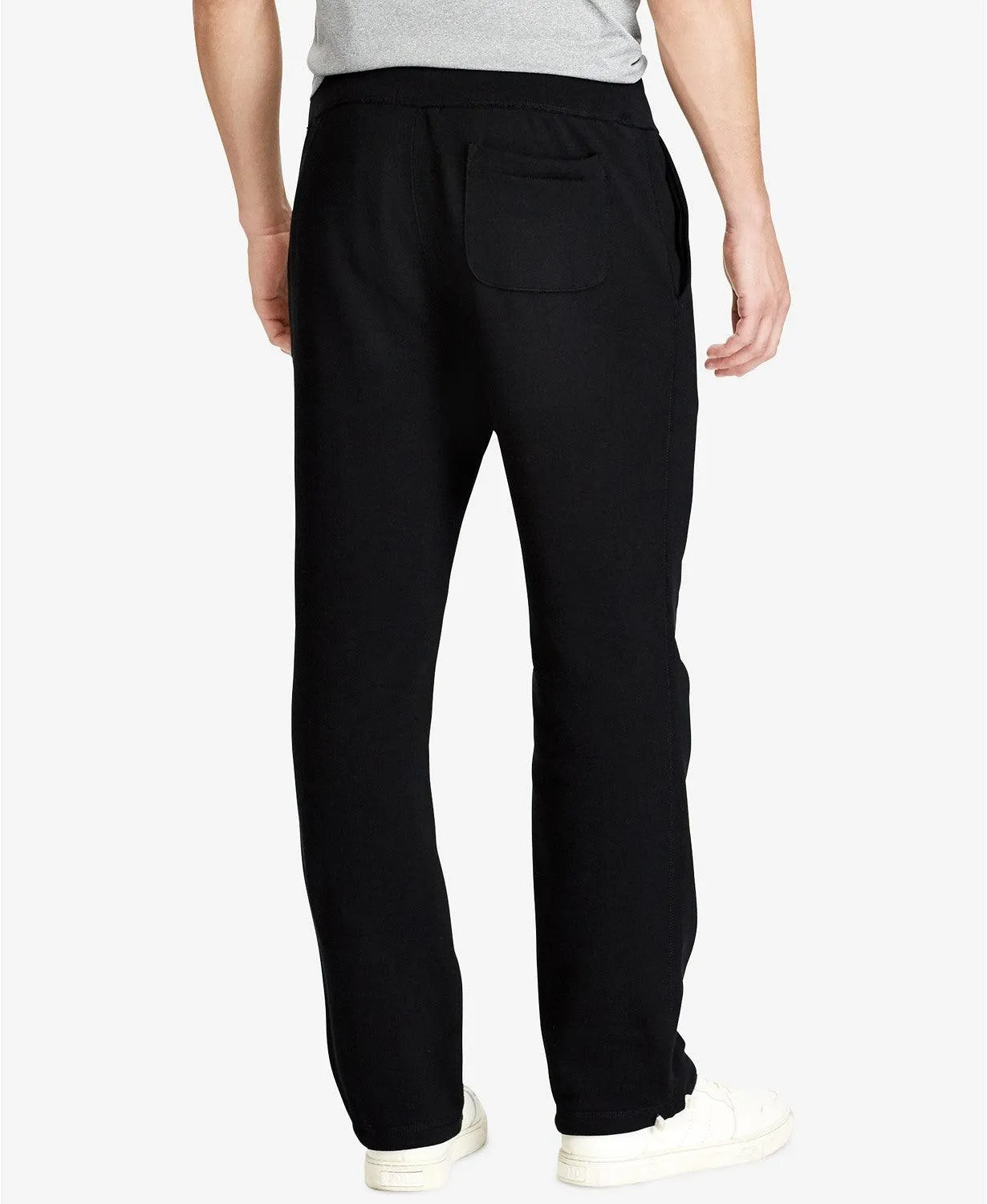 Polo Ralph Lauren Mens Classic fit Casual Pants Large  Black Solid