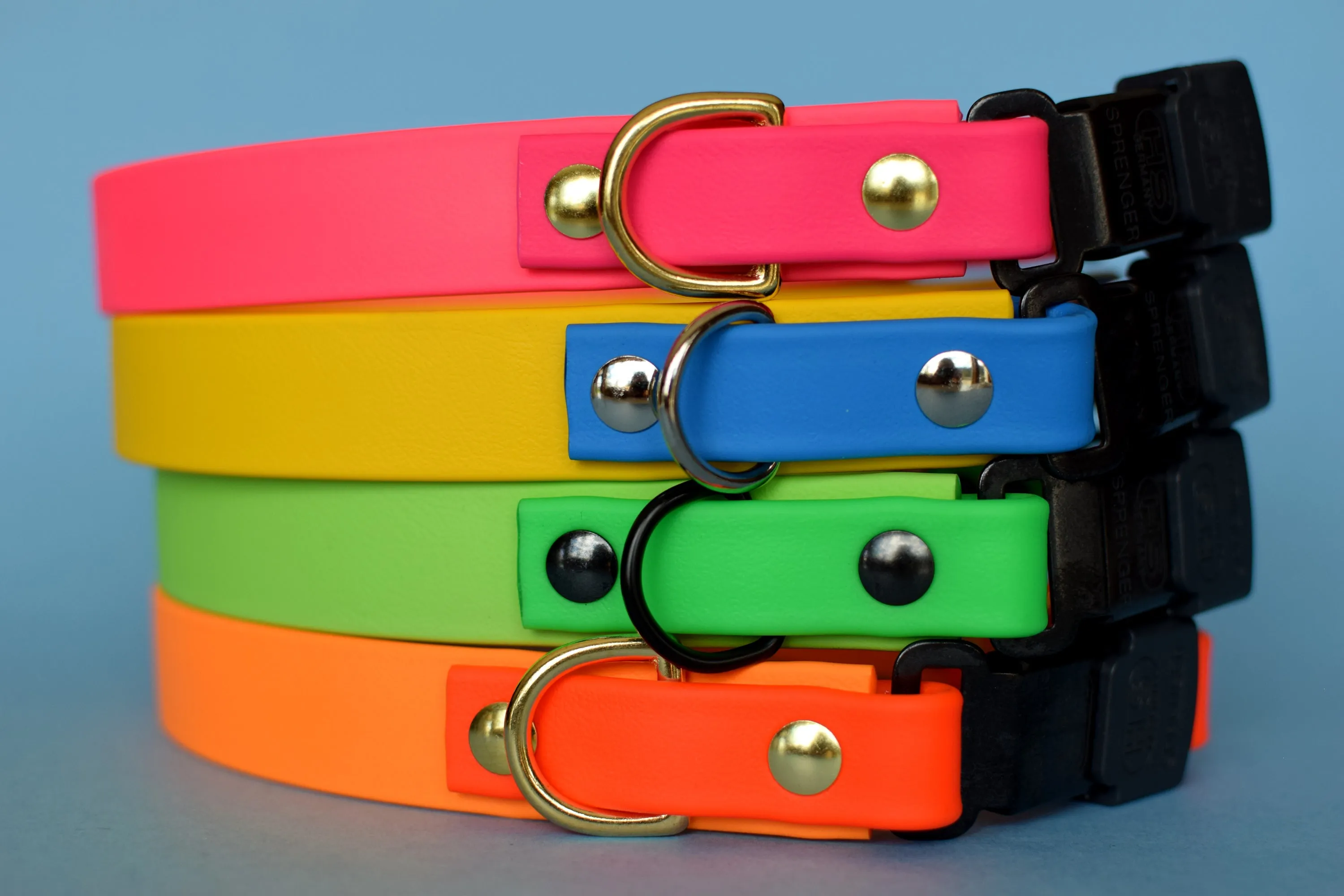 PREMADE COLLECTION - Hot Pink & Fuchsia Osgiliath Biothane Dog Collar