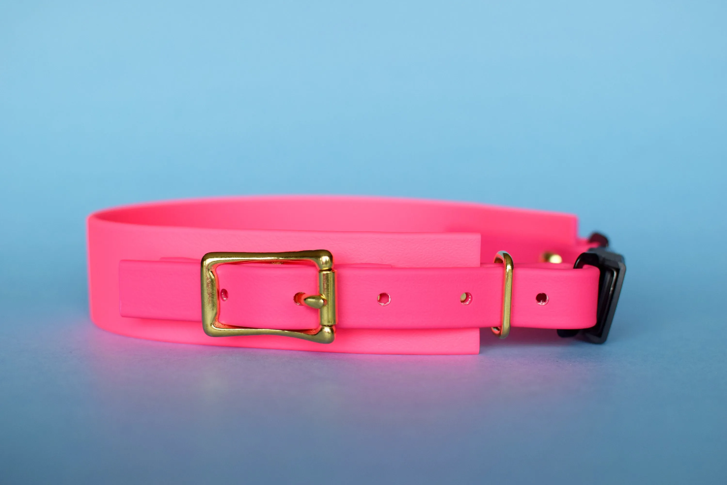 PREMADE COLLECTION - Hot Pink & Fuchsia Osgiliath Biothane Dog Collar