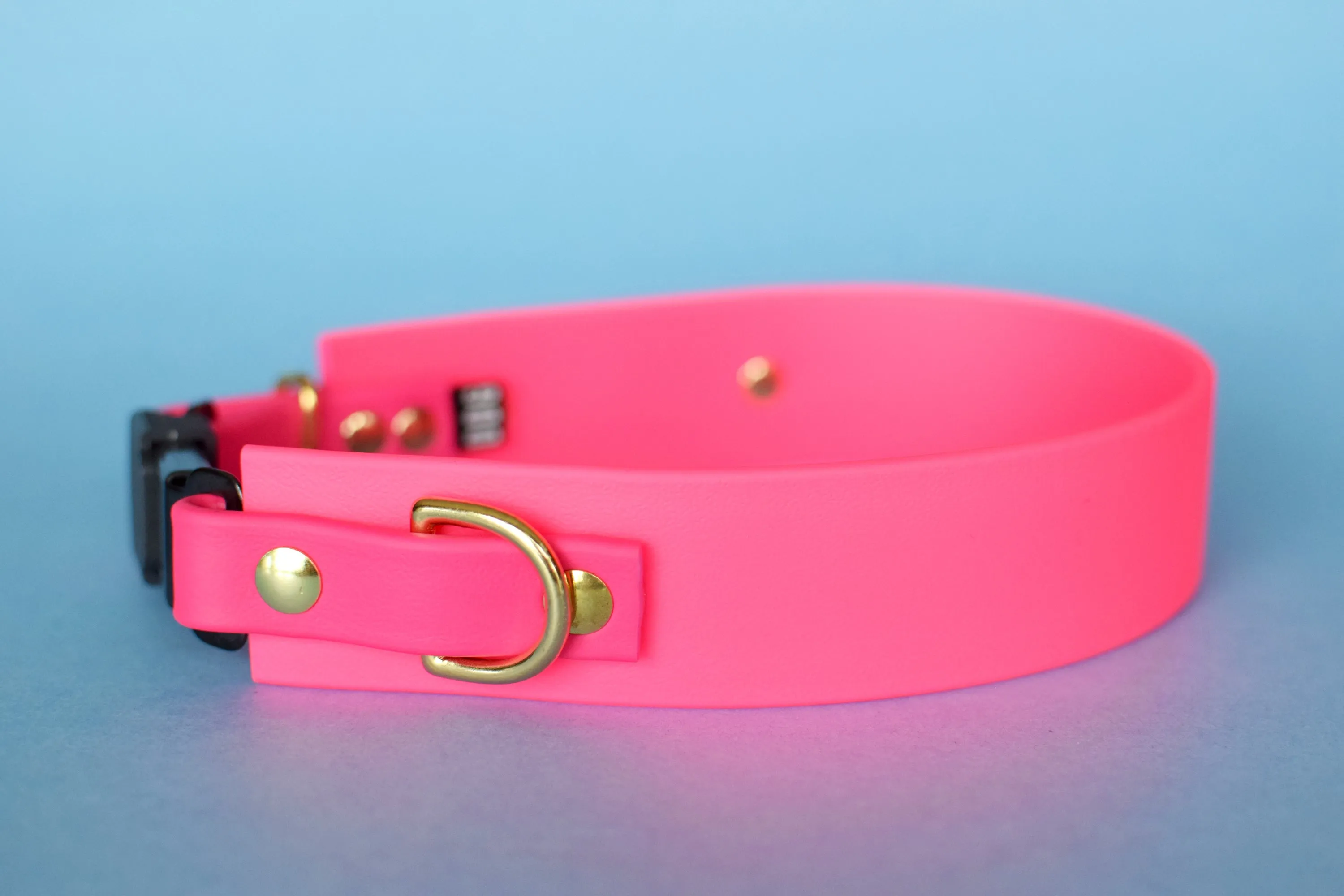 PREMADE COLLECTION - Hot Pink & Fuchsia Osgiliath Biothane Dog Collar