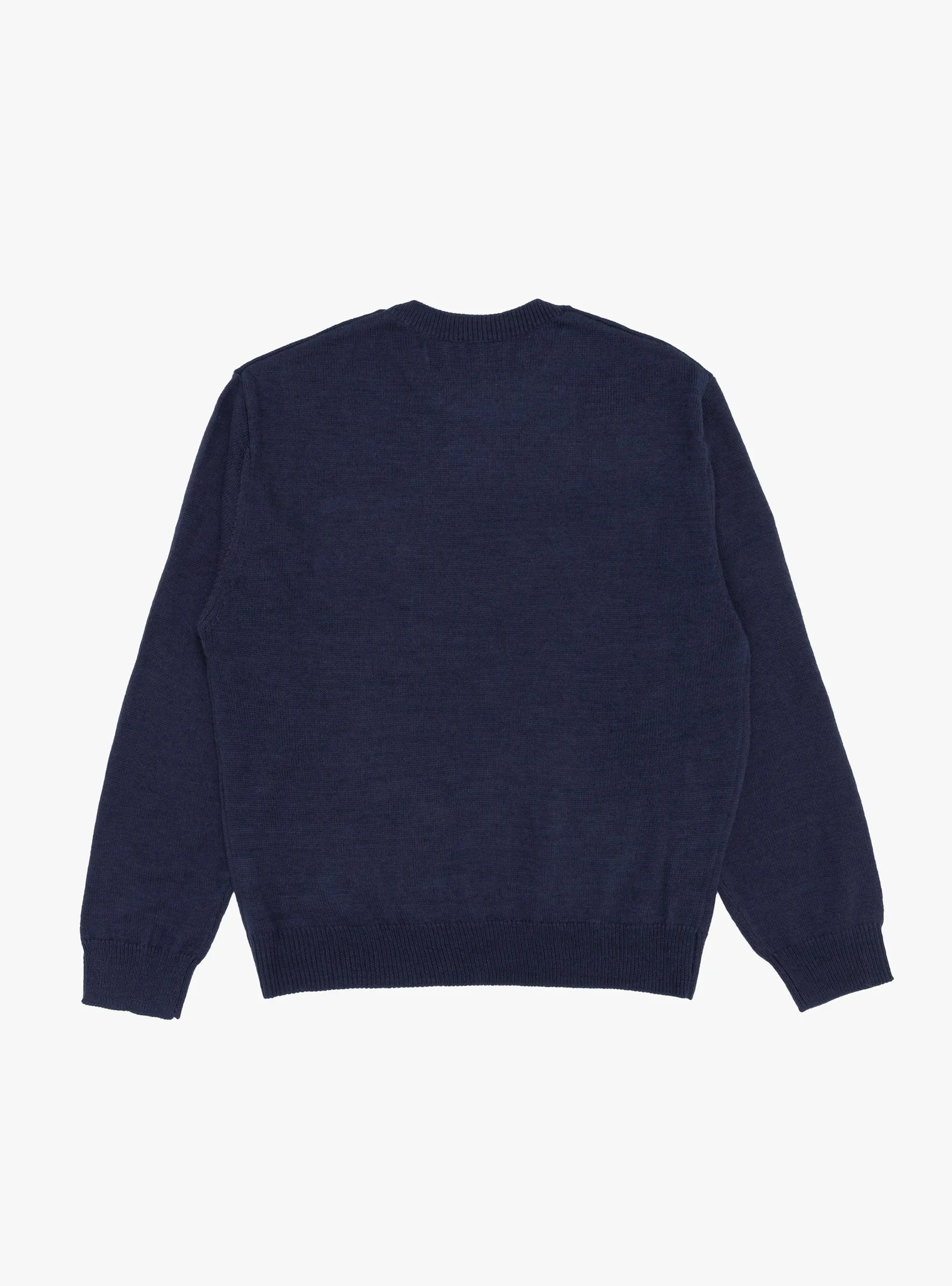 Running Horse Knit Sweater Navy