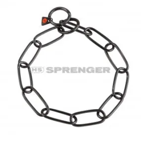 Sprenger Fursaver, Black, Extra Wide Long Link, 4mm