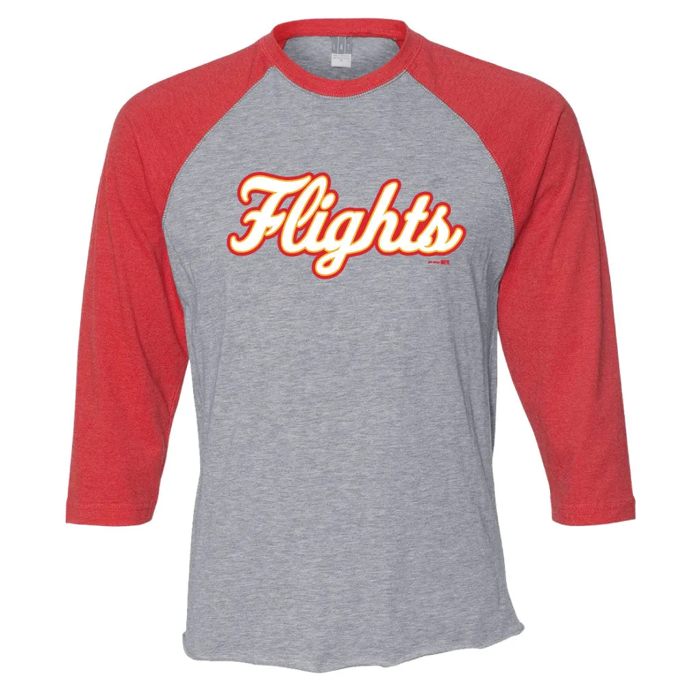 Winston-Salem Flights 3/4 Baseball Tee