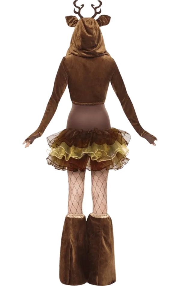 Womens Fever Reindeer Costume